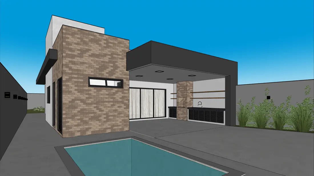 Print SketchUp — Residência Ingrid