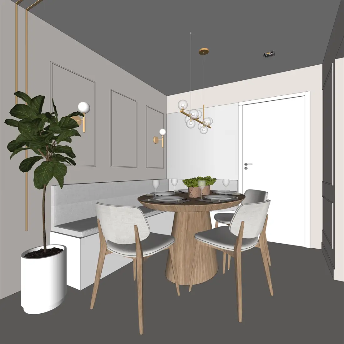 Print SketchUp — Apartamento Ana Elisa 02